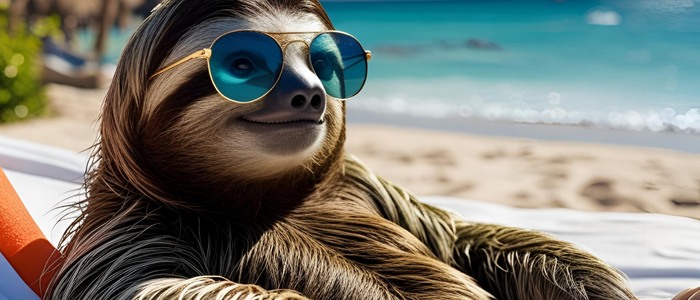blog July 25 relaxed Sloth 700x300